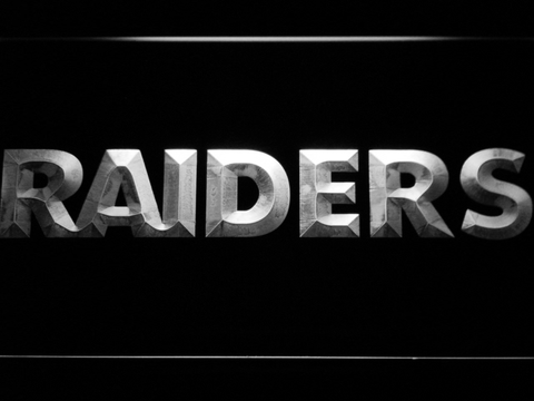 Oakland Raiders Text LED Neon Sign